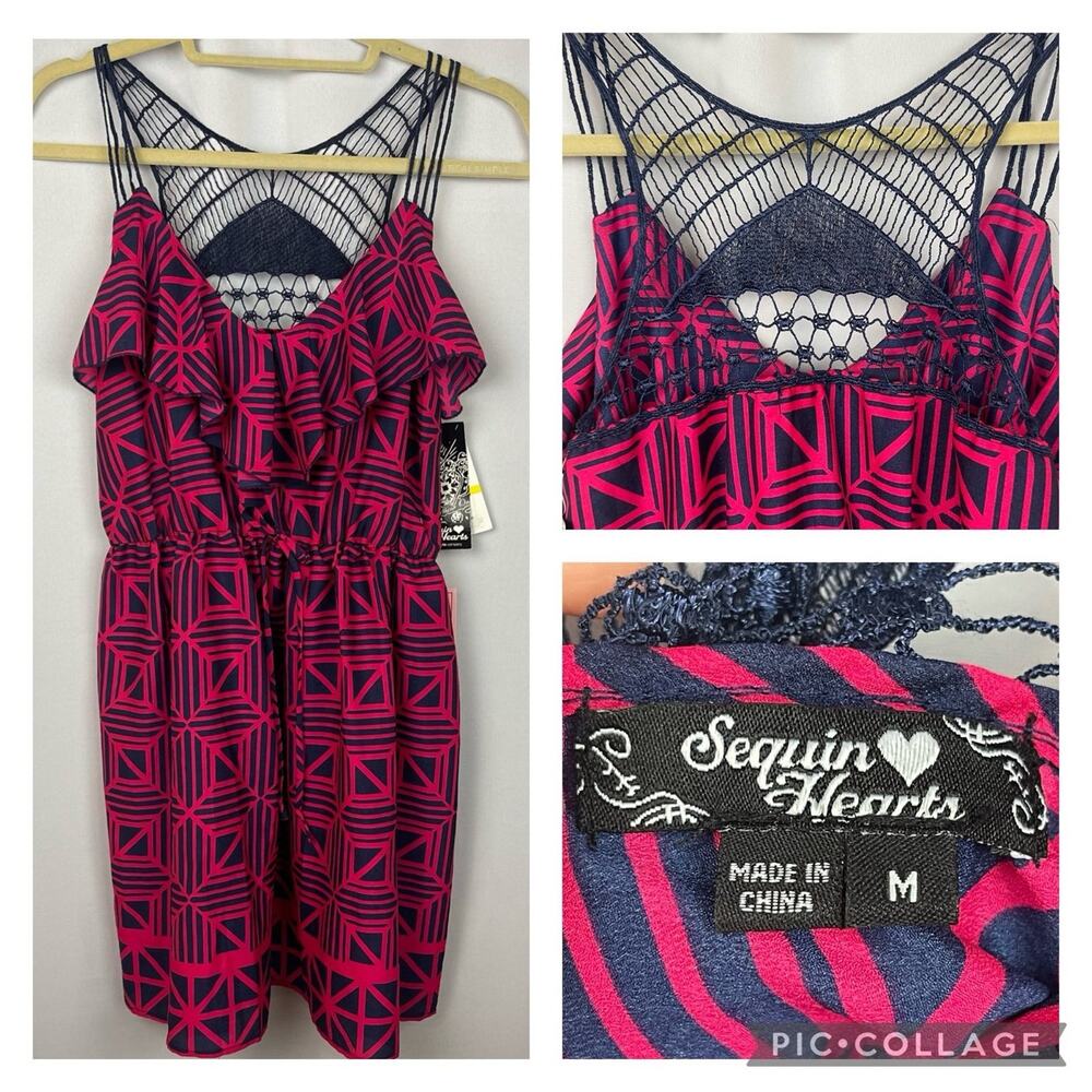 Sequin Hearts NWT Dress Size.. M juniors